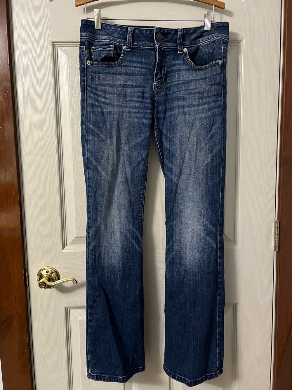 American Eagle Outfitters Dark Blue Boot-Cut Jeans
